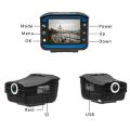3 In 1 Car Hd 1280x720p Driving Recorder Dvr Camera Speed Detection