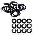 Black 9mm X 2.0mm Rubber Seals Oil Seal O Rings 12 Pcs