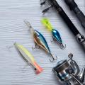 1pcs Popper Fishing Hooks 12cm Lure Plastic Fishing Tackles Orange
