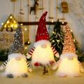 3 Pack Christmas Party Decoration with Sequined Cap Rudolph Doll