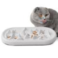 Slow Feeder Cat Bowls Pet Fun Interactive Feeder Cat Bowls Helps Stop
