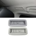 Beige Car Roof Top Side Air Conditioning Vent A/c Panel Grille Cover