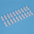 40pcs/lot Desktop Wire Clear Up Clips Holder Clamps (white)