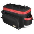 Bicycle Water Repellent Pannier Bag Durable Cycling Pouch,red
