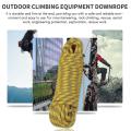 20m Outdoor Climbing Rope Diameter 12mm Outdoor Hiking Yellow