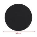 Black 3mm Acrylic Plastic Circular Plate Round Mirror Diameter: 100mm