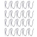 10pcs Curtain Drapery Pin Hooks - Silvery