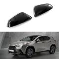 2pcs for Lexus Nx260 350h 450h 2022 View Mirror Cover Carbon Fiber