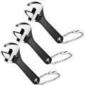 3pcs Hand Wrench Adjustable Spanner Hand Knurl Tool Adjustable Wrench