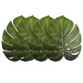 4pcs Tropical Leaf,for Wedding Table Decorations Party Supplies