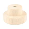 10pcs Wood Round Pull Knobs for Cabinet Drawer Handle Furniture M