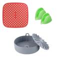 Air Fryer Silicone Pot Accessories Set Air Fryer Liners Silicone C