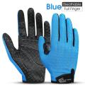 West Biking Sports Cycling Gloves Press Screen Men Women,blue Xl