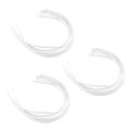 10x Extra Long 76cm Cable Ties White Zip Wraps