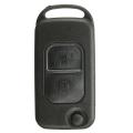 2 Button Flip Remote Key Case Hu64 Blade for Mercedes Benz A C E S