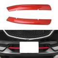For Mazda Bumper Front Grille Cover Exterior Modification Car Styling