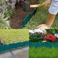 40pcs Garden Landscape Edging Border Lawn Edging Decorative Black