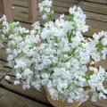 12 Stems Artificial White Gypsophila Silk Flower Bunch Baby's Breath