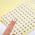 200 Sheets Number Labels Stickers 1-100 Numbers Round Stickers