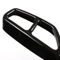 Stainless Steel Car Rear Dual Exhaust Muffler Pipe Cover Trim Panel