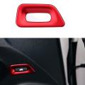Steering Wheel Side Button Cover Trim Rear Trunk Switch Cover,red
