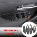 Carbon Fibre for Toyota Corolla Lhd Door Window Glass Switch Panel