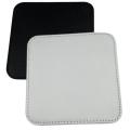 5 Pieces Of Square Coaster Heat Transfer Pu Leather Coaster (4inch)