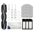 Main Side Brush Filter and Mop Cloth Kits for Ecovacs Deebot T10