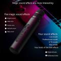 Bluetooth Mic Dsp Karaoke Dual Speake for Pc Iphone Android Purple