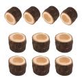 10pcs Wooden Tea Light Candle Holders,for Table,halloween,home Decor