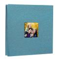 Photo Album Self Adhesive Scrapbook for Wedding/family Blue