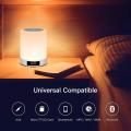 Night Light Bluetooth Speaker, Contact Control Warm Lights & 7 Colors
