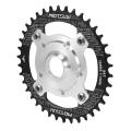 104bcd E-bike Chainring+adapter for Tongsheng Tsdz Crankset,black 38t