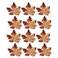 12pcs/halloween Thankings Giving Maple Leaf Napkin Ring Table A