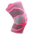 Knee Brace Support with Side Stabilizers & Patella Gel Pad ,pink Xl