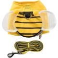 Yellow Vest Chest Strap Wings Backpack Design Small Pet Supplies B