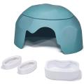 Reptile Hides Humidification Cave Help Your Pets Shedding, Blue