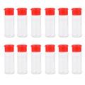 12 Pcs Plastic Spice Pepper Seasoning Jar Kitchen Seasoning Bottle