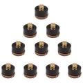 50pcs Billiard Pool Cue Stick Screw-on Tips 13mm for Cues & Snooker