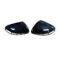 Bright Black Rear Mirror Shell Cover Caps for Mercedes Benz W176 B