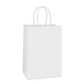 Kraft Paper Bags 50pcs 5.9x3.14x8.2 Inches Small Paper Gift Bags