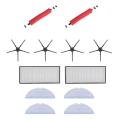 1set Main Brush Mop Cloth Side Brush Filter for Xiaomi S7 T7s T7plus