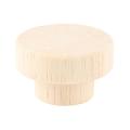 10pcs Wood Round Pull Knobs for Cabinet Drawer Handle Furniture M