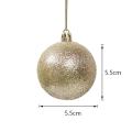 12pcs Boxed Christmas Ball Glitter Baubles Balls Ornament Pendant A