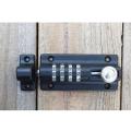 Password Lock Black Bolt Metal Door Latch Anti-theft Safety