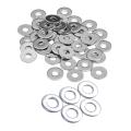 M3x6mmx0.5mm Stainless Steel Round Flat Washer for Bolt Screw 100pcs