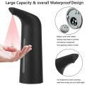 Black Automatic Soap Dispenser Touchless, for Kitchen Bathroom 400ml