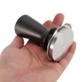 53mm Calibrated Espresso Coffee Tamper with Spring Design Gray