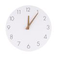Modern Simple Wooden Wall Clock 12.5 Inch Silent Quartz Clock