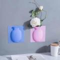 Silicone Sticky Vase Wall Flower Plant Vases Diy Home Decoration A